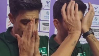 Head Coach Issanaye Ramires Ferraz in Tears After Pakistan Volleyball Team Trumped South Korea to Qualify for Quarterfinals at Asian Games 2023 (Watch Video)